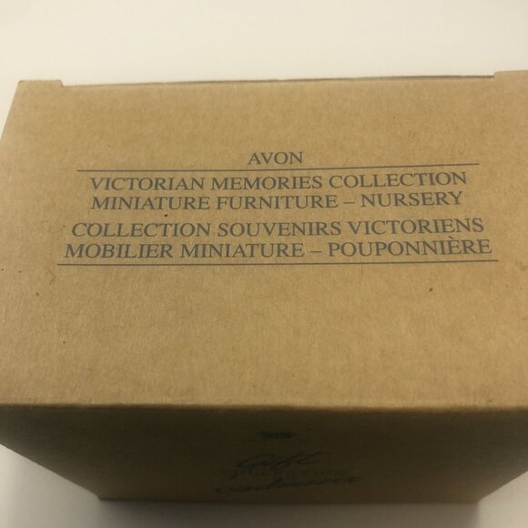 NIB Old Stock. 6 piece Avon Victorian Memories Miniature Nursery Vintage NOS - Picture 2 of 12